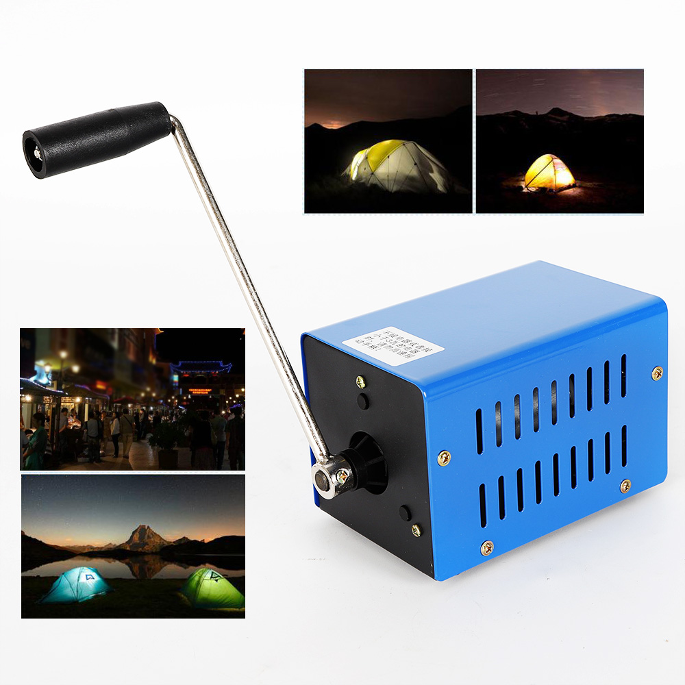Usb Charger Dynamo - Multifunctionele Generator 20W Handmatige Dynamo Hand
