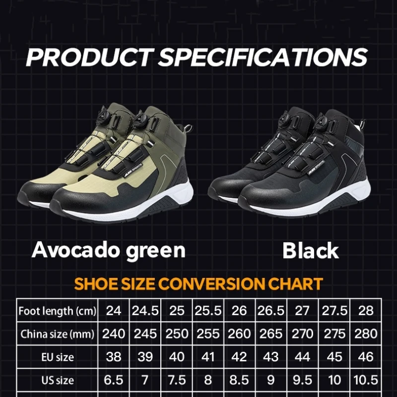 Cycling Shoes For Commute - AUGI Comfortabele motorcrosslaarzen voor heren, antislip,
