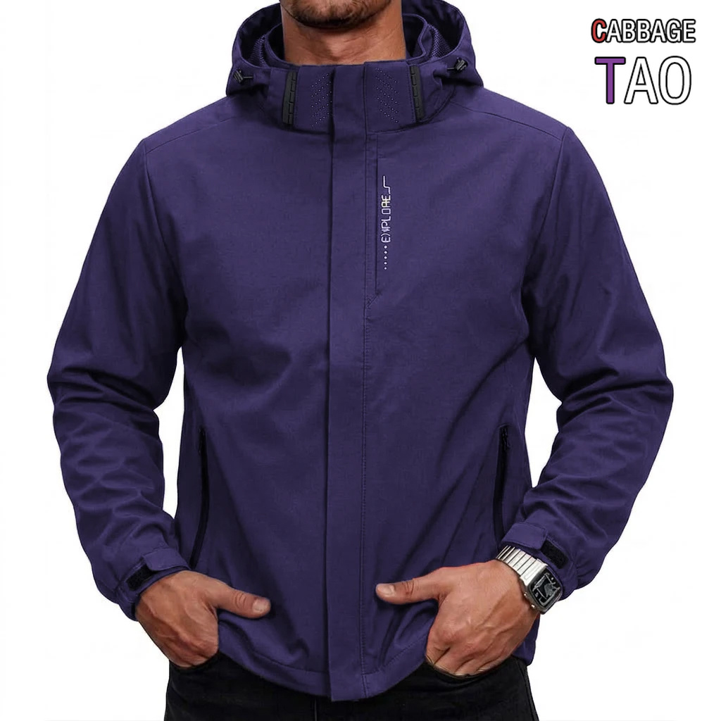 Cycling Rain Jacket Commute - Waterdichte tactische windjack voor heren met