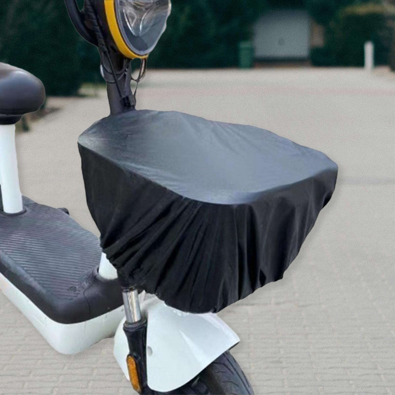 Zwarte waterdichte fietsmand r - Cycling Commute Rain recensie en prijs